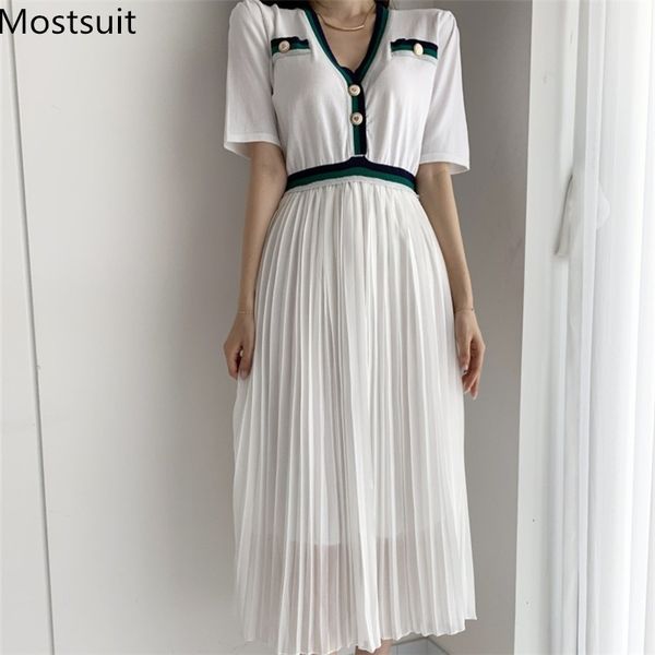 autumn korean elegant women long dress short sleeve v-neck chiffon spliced pleated dresses vintage fashion ladies vestidos 210518, Black;gray
autumn korean elegant women long dress short sleeve v-neck chiffon spliced pleated dresses vintage fashion ladies vestidos 210518, Black;gray