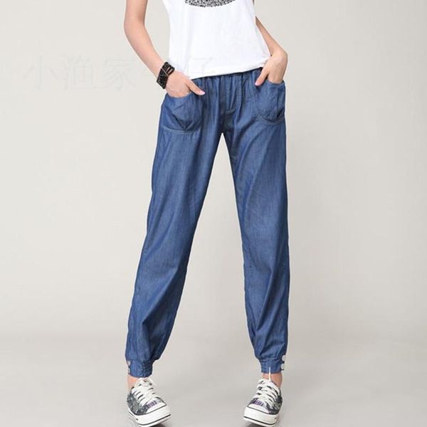 summer thin funds breathable cool tencel jeans wide leg pants big yards elastic waist for women plus size 008 women's, Blue
summer thin funds breathable cool tencel jeans wide leg pants big yards elastic waist for women plus size 008 women's, Blue