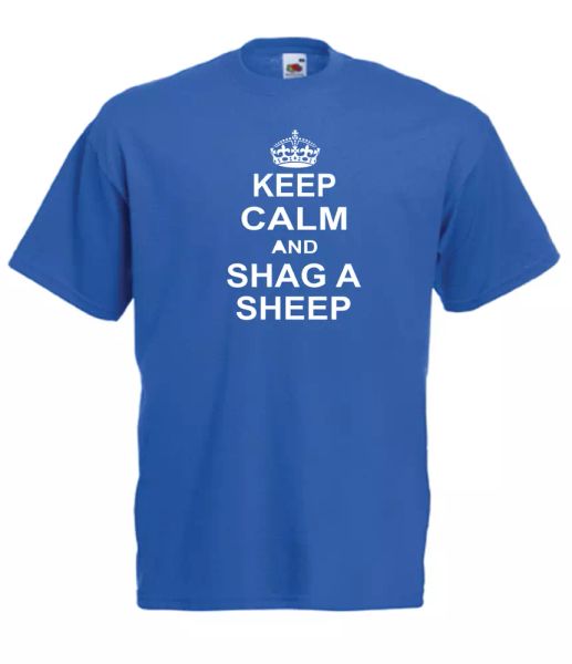 keep calm shag a sheep novelty funny shepherd hen stag party gift t shirt, White;black
keep calm shag a sheep novelty funny shepherd hen stag party gift t shirt, White;black