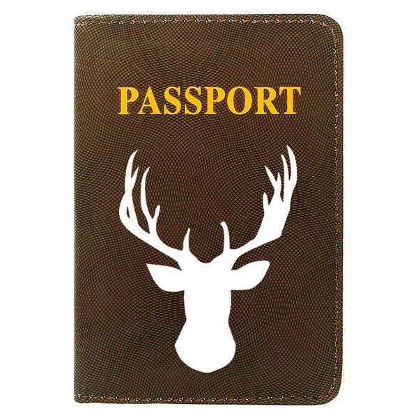 card holders vintage classic elk head printing passport cover pu leather travel id holder pocket wallet bags, Brown;gray
card holders vintage classic elk head printing passport cover pu leather travel id holder pocket wallet bags, Brown;gray