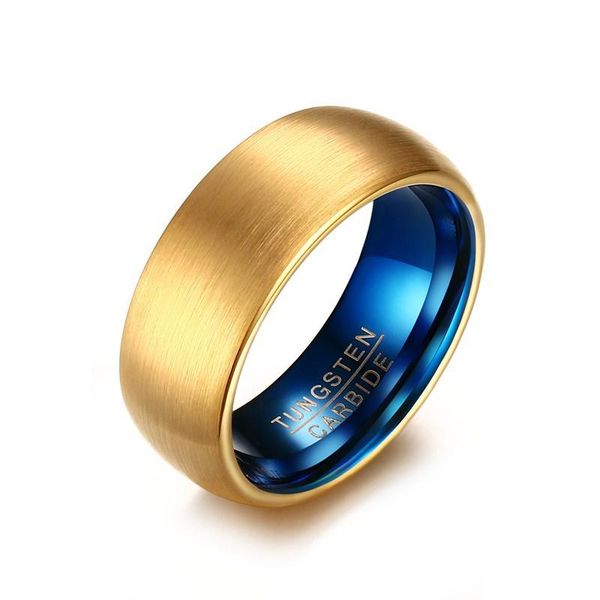 wedding rings men women gold band tungsten carbide ring matte polish blue inside anniversary engagement classic jewelry, Slivery;golden
wedding rings men women gold band tungsten carbide ring matte polish blue inside anniversary engagement classic jewelry, Slivery;golden