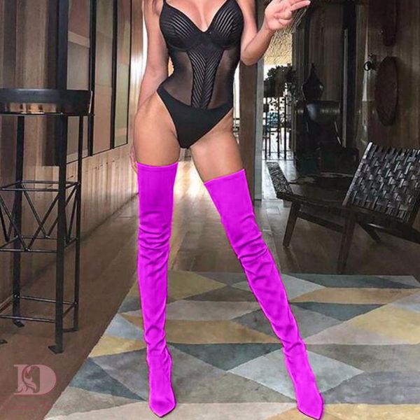 boots brand design plus size 48 over the knee thin high heels shoes woman pointed toe party women, Black
boots brand design plus size 48 over the knee thin high heels shoes woman pointed toe party women, Black