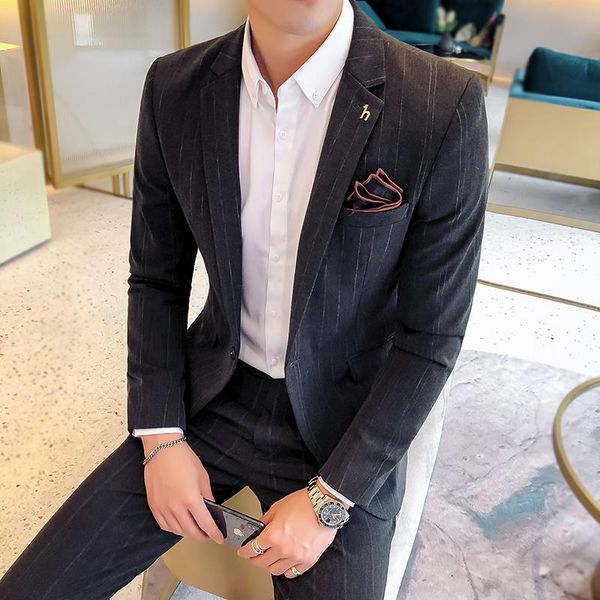 men's suits & blazers suit for fall/winter 2021 slim fit junior fashion leisure two-piece set smart casual, White;black
men's suits & blazers suit for fall/winter 2021 slim fit junior fashion leisure two-piece set smart casual, White;black