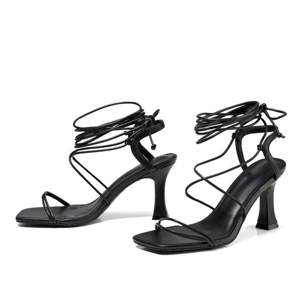 summer gladiator sandals women lace up high heels square open toe ladies shoes black ankle strap platform party
summer gladiator sandals women lace up high heels square open toe ladies shoes black ankle strap platform party