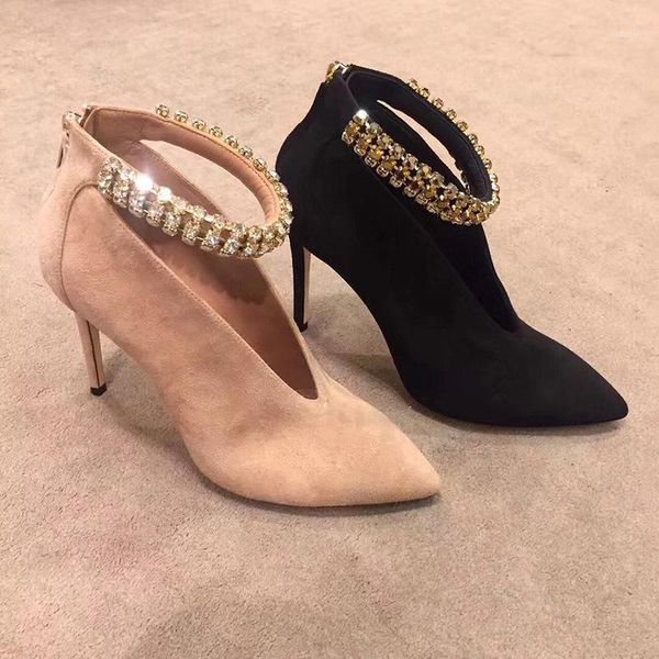 dress shoes crystal pumps women elegant high heels woman pointed toe buty damskie party ladies fashion zapatos de mujer, Black
dress shoes crystal pumps women elegant high heels woman pointed toe buty damskie party ladies fashion zapatos de mujer, Black