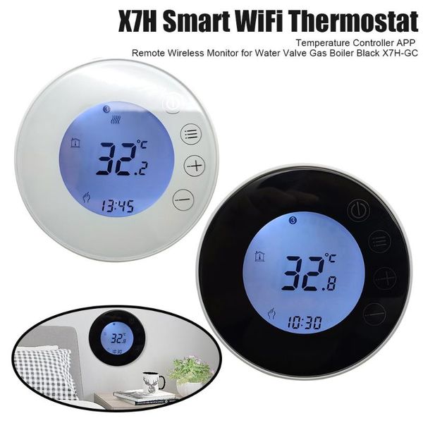 smart home control x7h wifi thermostat temperature controller app remote wireless monitor for water valve gas boiler white x7h-ga
smart home control x7h wifi thermostat temperature controller app remote wireless monitor for water valve gas boiler white x7h-ga