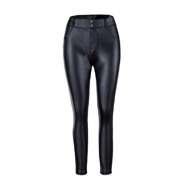 trendy women clothes solid button casual slim trousers stretchy pu leather skinny pencil pants one pieces women's & capris, Black;white
trendy women clothes solid button casual slim trousers stretchy pu leather skinny pencil pants one pieces women's & capris, Black;white