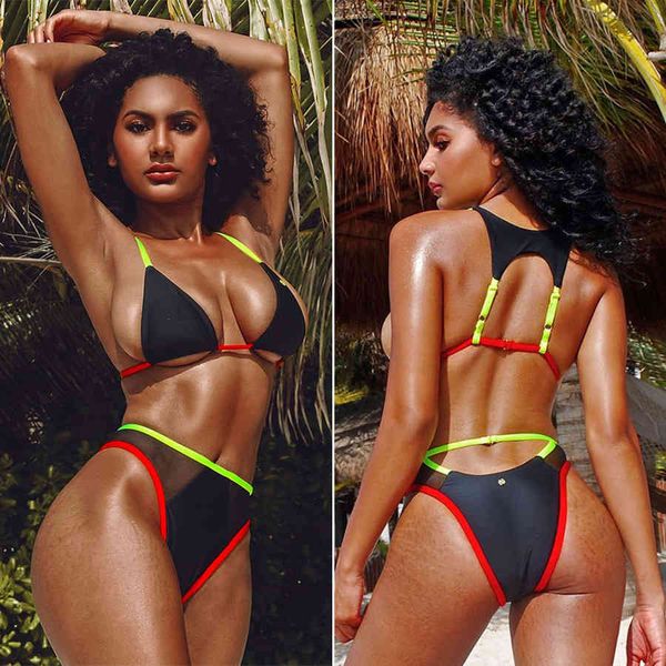 mesh monokini bikini high cut bikinis padded bandage swimsuit beach wear swimming suit for women bathby air
mesh monokini bikini high cut bikinis padded bandage swimsuit beach wear swimming suit for women bathby air