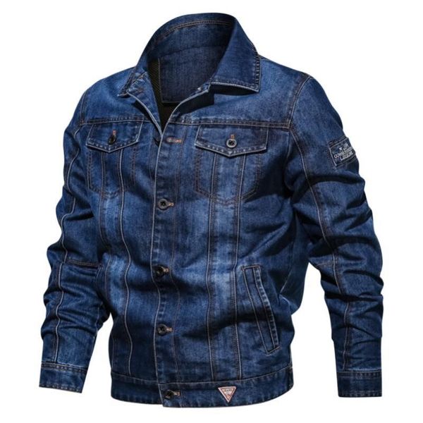 men's jackets autumn denim jacket men fashion turn down collar single breasted windbreaker jeans coat many pockets military vintage, Black;brown
men's jackets autumn denim jacket men fashion turn down collar single breasted windbreaker jeans coat many pockets military vintage, Black;brown