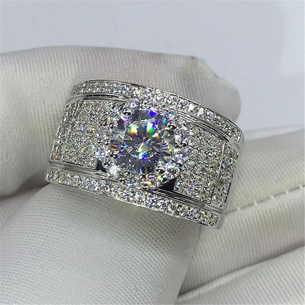 cluster rings the personality group inlaid micro-set zircon wide version of large ring men's luxury full arm local man, Golden;silver
cluster rings the personality group inlaid micro-set zircon wide version of large ring men's luxury full arm local man, Golden;silver
