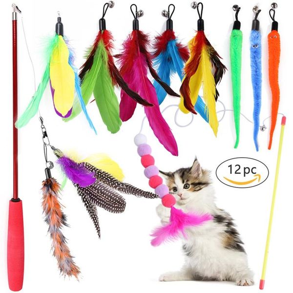 replacement cat feather toy set, teaser wand for kitten having fun exercise playing without the stick toys
replacement cat feather toy set, teaser wand for kitten having fun exercise playing without the stick toys