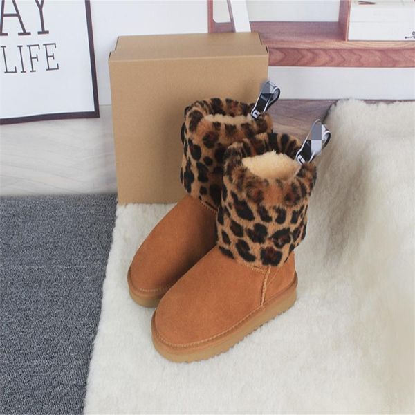 boots high-quality women's wool leopard print snow boots, flat-thick man-wool fur soles, fall/winter 2021, Black
boots high-quality women's wool leopard print snow boots, flat-thick man-wool fur soles, fall/winter 2021, Black