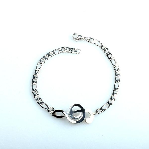 link, chain fashion music notes ladies stainless steel bangle bracelets for women jewelry bracciali pulseira feminina party gift, Black
link, chain fashion music notes ladies stainless steel bangle bracelets for women jewelry bracciali pulseira feminina party gift, Black