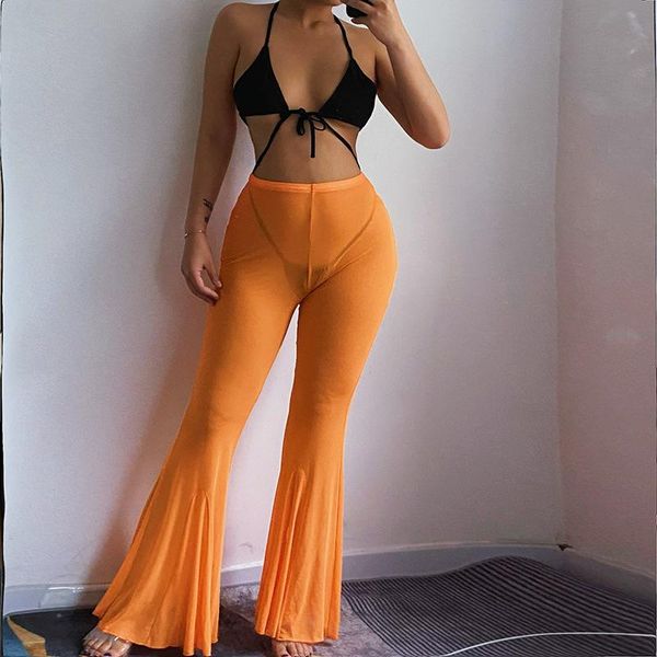 women's pants & capris bkld summer trousers streetwear women 2021 solid color orange see-through mesh skinny bodycon flared high waist, Black;white
women's pants & capris bkld summer trousers streetwear women 2021 solid color orange see-through mesh skinny bodycon flared high waist, Black;white