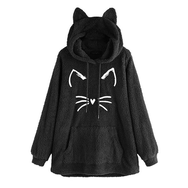 womens fleece plus size warm sweatshirts print long sleeve lace up hoodie female drawstring jumper casual sweat shirts women's hoodies, Black
womens fleece plus size warm sweatshirts print long sleeve lace up hoodie female drawstring jumper casual sweat shirts women's hoodies, Black