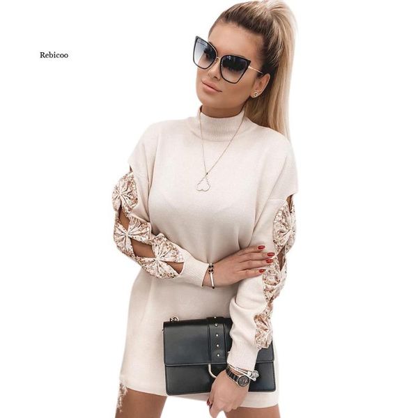 casual dresses sale cut out dress mini short thick turtleneck long sleeve spring winter slim fit ladies knitted fashion vestidos, Black;gray
casual dresses sale cut out dress mini short thick turtleneck long sleeve spring winter slim fit ladies knitted fashion vestidos, Black;gray