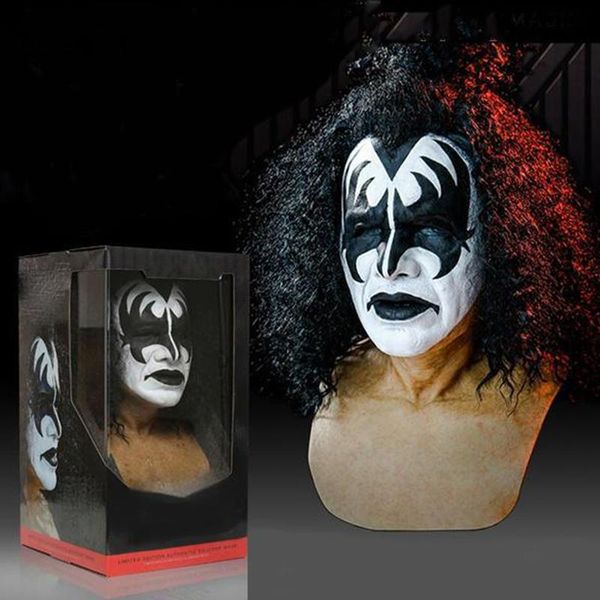 party masks kiss cosplay mask gene simmons chaim witz latex halloween scary horrible props helmet crazy music festival costumes adult
party masks kiss cosplay mask gene simmons chaim witz latex halloween scary horrible props helmet crazy music festival costumes adult