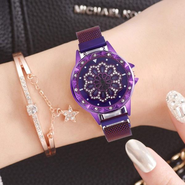 wristwatches 2021 fashion ladies watches 360 degree rotating women quartz luxury gold starry sky diamond for female clock, Slivery;brown
wristwatches 2021 fashion ladies watches 360 degree rotating women quartz luxury gold starry sky diamond for female clock, Slivery;brown