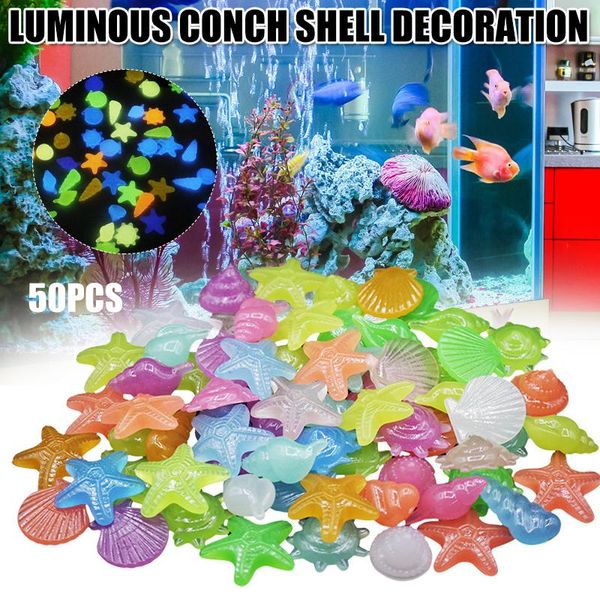 party decoration 50pcs glow in dark stone fluorescent simulated shell/starfishes/conches for garden fish tank aquarium miniature g10
party decoration 50pcs glow in dark stone fluorescent simulated shell/starfishes/conches for garden fish tank aquarium miniature g10