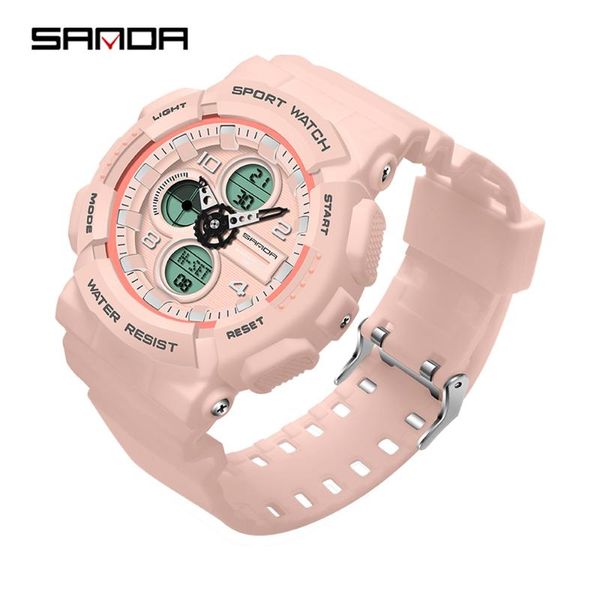 wristwatches sanda g style women sports watches waterproof quartz military resist led digital male ms electronic clock orologio donna, Slivery;brown
wristwatches sanda g style women sports watches waterproof quartz military resist led digital male ms electronic clock orologio donna, Slivery;brown