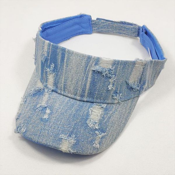 child kids visor cap denim sun hat for summer tennis beach cheer team 2 8years girls black blue distressed, Blue;gray
child kids visor cap denim sun hat for summer tennis beach cheer team 2 8years girls black blue distressed, Blue;gray
