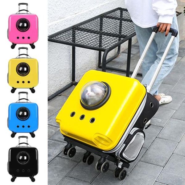 portable astronaut pet cat backpack trolley dog puppy carrier space bag with wheels travel cage for small cats outdoor carriers,crates & hou
portable astronaut pet cat backpack trolley dog puppy carrier space bag with wheels travel cage for small cats outdoor carriers,crates & hou