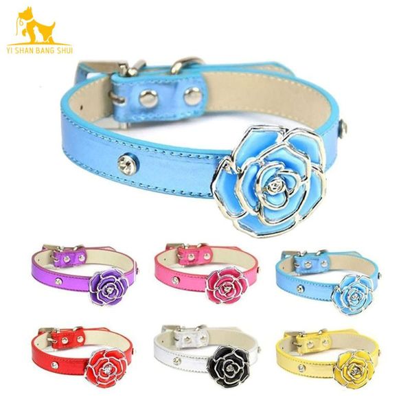 dog collars & leashes bling leather collar personalized diamante flower xs/s/m/l for small medium cat puppy leash strap pet supplies
dog collars & leashes bling leather collar personalized diamante flower xs/s/m/l for small medium cat puppy leash strap pet supplies