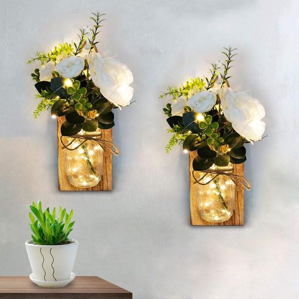 home decoration mason jar led string light wall lamp fairy garland rustic sconces fake flower decor rose/peony
home decoration mason jar led string light wall lamp fairy garland rustic sconces fake flower decor rose/peony