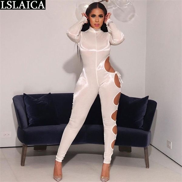fashion jumpsuit women hollow out strappy skinny & club outfit solid color casual rompers s 210515, Black;white
fashion jumpsuit women hollow out strappy skinny & club outfit solid color casual rompers s 210515, Black;white