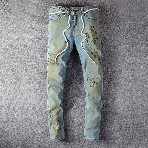 fashion luxury mens designer men's jeans 20ss distressed italy style motorcycle biker denim pants rock skinny ripped hole stripe famous, Blue
fashion luxury mens designer men's jeans 20ss distressed italy style motorcycle biker denim pants rock skinny ripped hole stripe famous, Blue