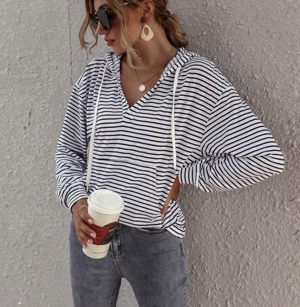 women's hoodies & sweatshirts 2021 spring autumn women pullovers oversized fashionable hooded korean striped jumper drop, Black
women's hoodies & sweatshirts 2021 spring autumn women pullovers oversized fashionable hooded korean striped jumper drop, Black