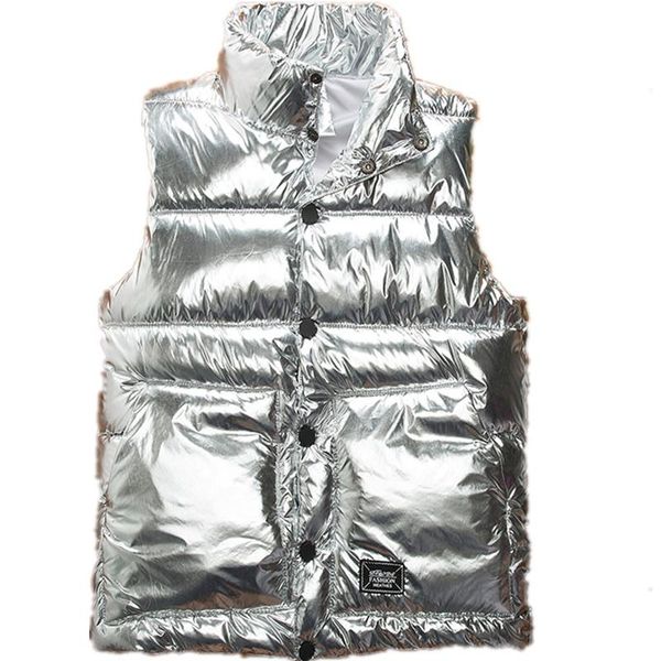 men vest thick warm zipper glossy jacket outerwear cotton-padded waistcoat winter jackets fashion casual sleeveless coat men's vests, Black;white
men vest thick warm zipper glossy jacket outerwear cotton-padded waistcoat winter jackets fashion casual sleeveless coat men's vests, Black;white