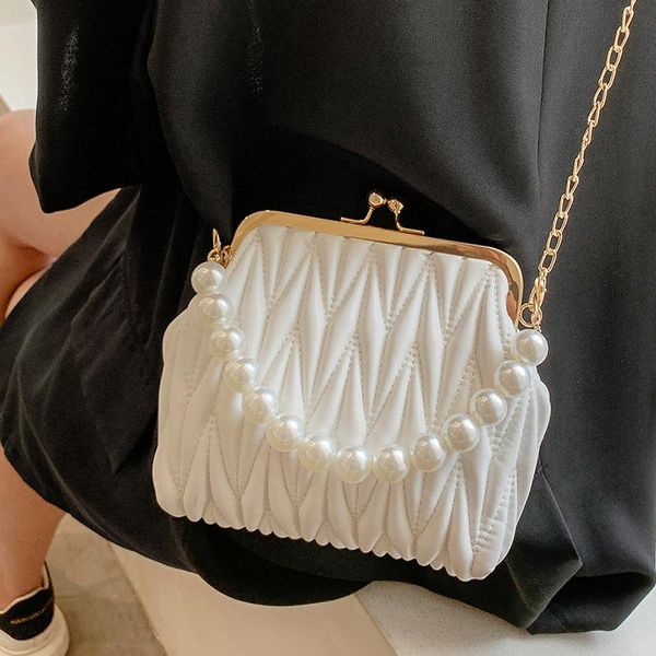 evening bags pleated pearl clip shoulder bag fashion chains shell kisslock for women 2021 designer women's crossbody coin purses
evening bags pleated pearl clip shoulder bag fashion chains shell kisslock for women 2021 designer women's crossbody coin purses