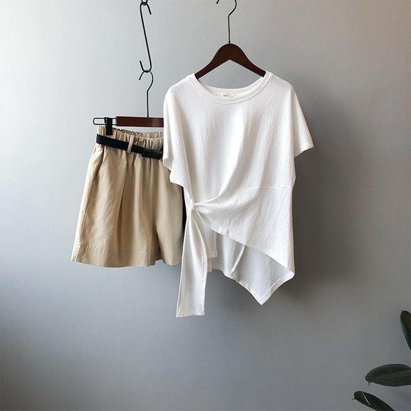 superaen summer solid short-sleeved strap bottoms casual o neck t-shirt women women's, White
superaen summer solid short-sleeved strap bottoms casual o neck t-shirt women women's, White