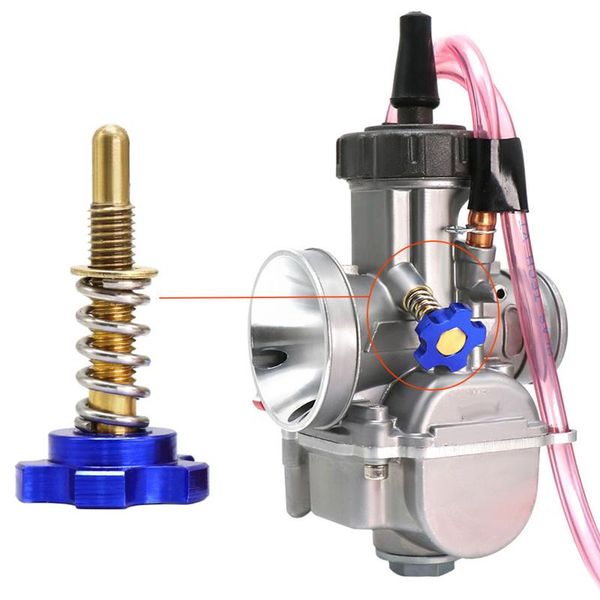 motorcycle fuel system cnc billet carburetor easy air mixture idle speed adjuster screw for keihin pwk 21mm-34mm
motorcycle fuel system cnc billet carburetor easy air mixture idle speed adjuster screw for keihin pwk 21mm-34mm