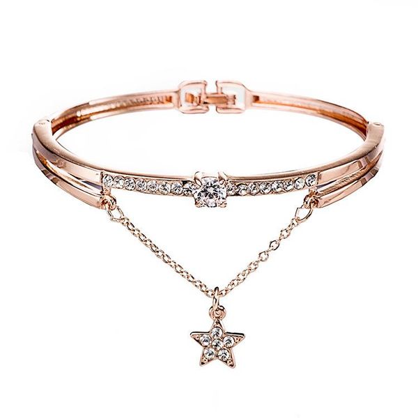 bangle rose gold stainless steel bracelets bangles titanium crystal bracelet for women wristband wristlet, Black
bangle rose gold stainless steel bracelets bangles titanium crystal bracelet for women wristband wristlet, Black