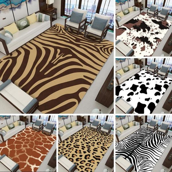 fashion animal leopard zebra cow deer pattern carpet soft carpets rug anti-slip floor mats water absorption rugs room & home
fashion animal leopard zebra cow deer pattern carpet soft carpets rug anti-slip floor mats water absorption rugs room & home