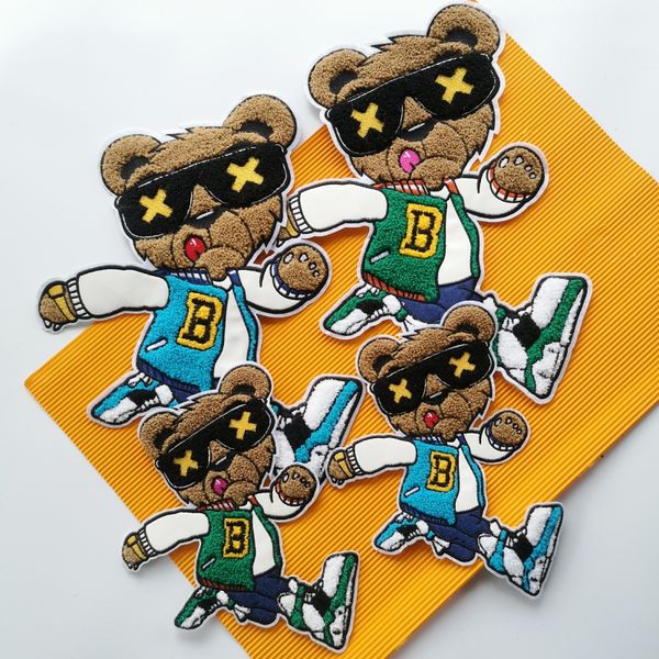 tools embroidery towel big bear patch,embroidered large chenille bears cartoon badge, animal appliques badges diy accessory,animals patches, Black
tools embroidery towel big bear patch,embroidered large chenille bears cartoon badge, animal appliques badges diy accessory,animals patches, Black