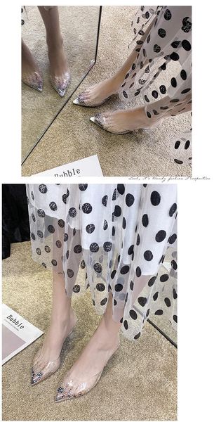 sandals 2021 summer korean wave point pvc outer wear fine heel net red small fresh women's shoes, Black
sandals 2021 summer korean wave point pvc outer wear fine heel net red small fresh women's shoes, Black