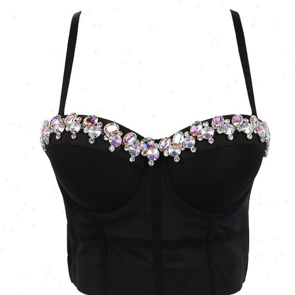 summer off shoulder cropped women tank corset beading diamond crop to wear out night club push up, White
summer off shoulder cropped women tank corset beading diamond crop to wear out night club push up, White