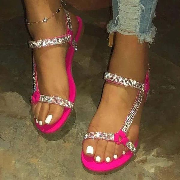 sandals flat rhinestone sandals2021 women shining summer outdoor beach casual shoes fashion ladies plus size comemore, Black
sandals flat rhinestone sandals2021 women shining summer outdoor beach casual shoes fashion ladies plus size comemore, Black