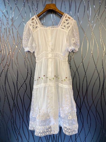 dresses hollow out embroidery summer ladies square collar flower patterns short sleeve mid-calf a-line white blue, Black;gray
dresses hollow out embroidery summer ladies square collar flower patterns short sleeve mid-calf a-line white blue, Black;gray