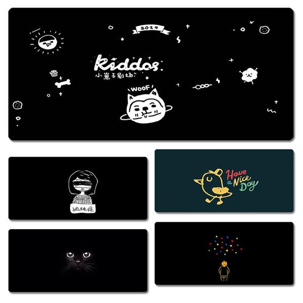 mouse pads & wrist rests dirty-resistant black pad cute cartoon thickened washable office desk mat seaming laptop
mouse pads & wrist rests dirty-resistant black pad cute cartoon thickened washable office desk mat seaming laptop