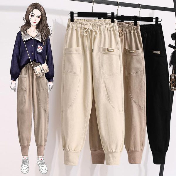 women's pants & capris mall store wear export foreign trade autumn slimming loose tappered baggy fashion casual sports, Black;white
women's pants & capris mall store wear export foreign trade autumn slimming loose tappered baggy fashion casual sports, Black;white