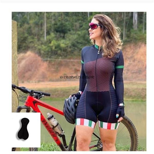 racing sets women's long sleeve skinsuit one piece bike jumpsuit bodysuit, summer trajes ciclismo mujer bodysuit cycling triathlon suit, Black;blue
racing sets women's long sleeve skinsuit one piece bike jumpsuit bodysuit, summer trajes ciclismo mujer bodysuit cycling triathlon suit, Black;blue