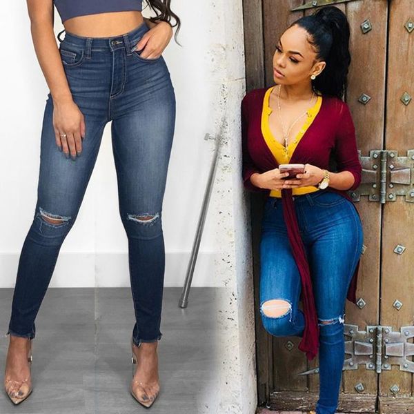 women's jeans spring 2021 stretch tight waist slim fit plus size high small feet, Blue
women's jeans spring 2021 stretch tight waist slim fit plus size high small feet, Blue