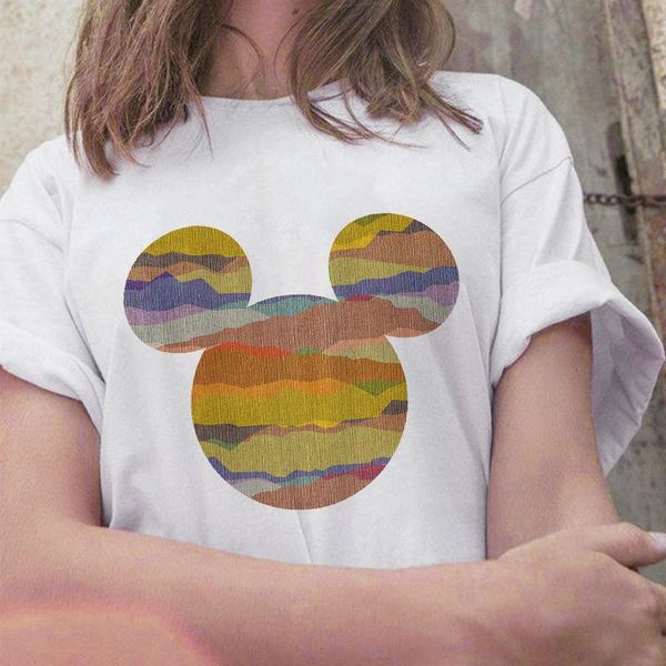 women's t-shirt summer simple t shirt mouse head cartoon fashion vintage short sleeve print casual vouge tshirt, White
women's t-shirt summer simple t shirt mouse head cartoon fashion vintage short sleeve print casual vouge tshirt, White