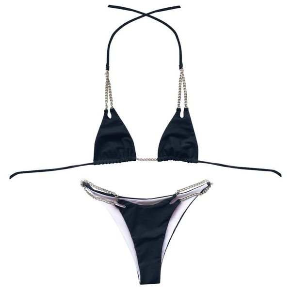 high cut swimwear women's 2021 swimsuit tube bikini set push-up padded solid bra beachwear ropa mujer biquini, White;black
high cut swimwear women's 2021 swimsuit tube bikini set push-up padded solid bra beachwear ropa mujer biquini, White;black