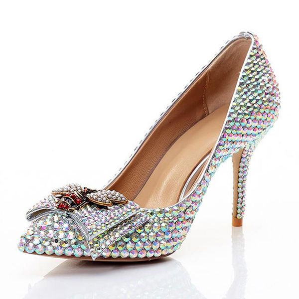 luxury women glitter diamonds butterfly pumps crystal drilled heels ladies beetle full rhinestone high female zapatpos dress shoes, Black
luxury women glitter diamonds butterfly pumps crystal drilled heels ladies beetle full rhinestone high female zapatpos dress shoes, Black