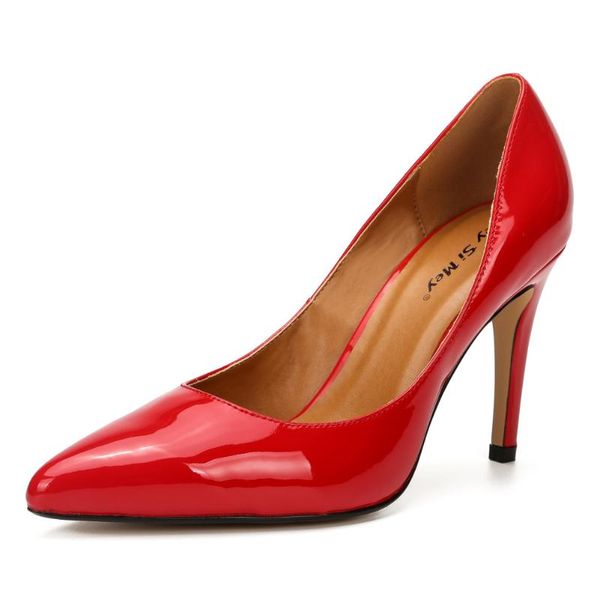 dress shoes hey si mey candy colors woman pumps patent leather high heels plus size 48 stiletto cm heeled women wedding, Black
dress shoes hey si mey candy colors woman pumps patent leather high heels plus size 48 stiletto cm heeled women wedding, Black